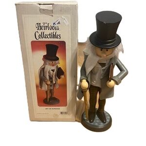 Vintage Zims Scrooge Nutcracker Christmas Decoration Heirloom Collectible